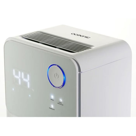 OCEANIC Deumidificatore elettrico aria - Aspirazione 12 litri / giorno - Asciugatura biancheria - Drenaggio continuo - Display LED