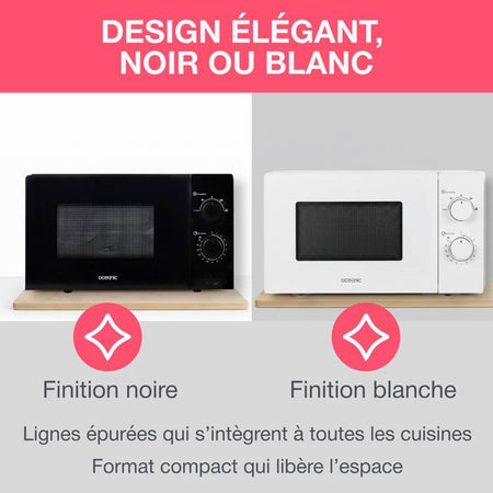 Oceanic MO20B11 Microonde Nero L 45,4 X H26,1 X D32,6 cm - 20L