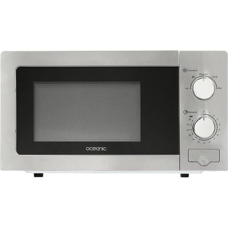 OCEANIC Micro onde MO20S argento - 20L - 700 W - Libera installazione