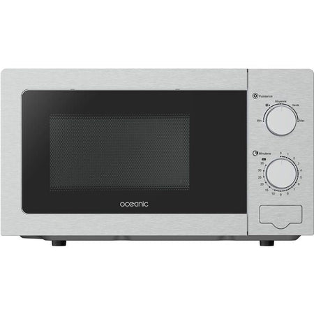 OCEANIC Micro onde MO20S argento - 20L - 700 W - Libera installazione