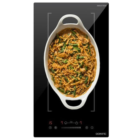 Domino a induzione da incasso - OCEANIC - OCEATI2Z2BF - Flex 2 fuochi - 3600 W - Nero