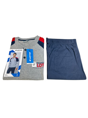 Pigiama Uomo Primavera/Estate Lotto LP1176 Cotone