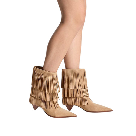 MICHAEL KORS stivali donna michael kors - jayla heeled bootie - beige da donna