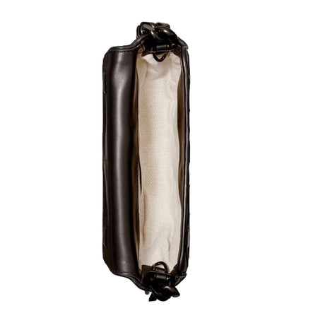 TORY BURCH borse a spalla donna tory burch - mini fleming soft crescent - nero da donna