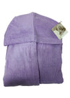 Accappatoio Nuvola taglia L Mirabello Carrara in spugna di cotone 450 gr/mq, con cappuccio, tasche e cintura, extra soffice, Made in Italy.