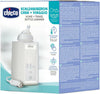 CHICCO Scaldabiberon Portatile da Viaggio e Scalda Pappa con 3 Programmi e Spegnimento Automatico, Scalda in Modo Graduale, Anche per Vasetti e Latte Materno, Mantiene il Calore, 220W, Bianco
