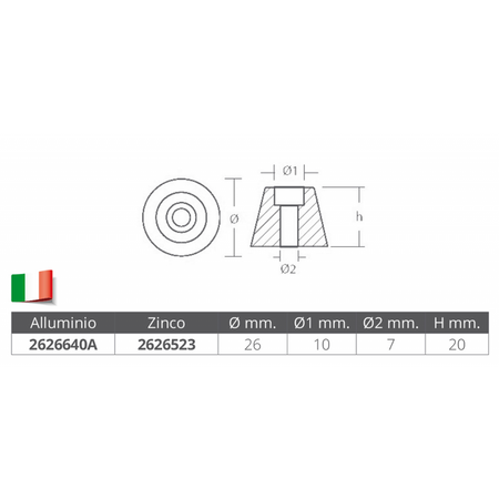 Ogiva Alluminio Side Power-Sleipner