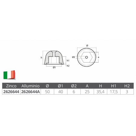 Ogiva Side Power-Sleipner Alluminio
