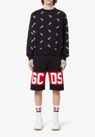 GCDS Pantaloncini BAND LOGO SWEATSHORTS da uomo