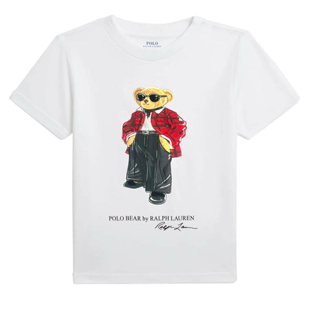 Polo Ralph Lauren T-Shirt Donna Polo Bear Slim-Fit Mezze Maniche Con Orsetto