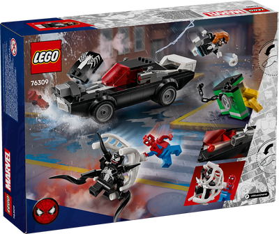 LEGO SUPER HEROES SPIDER-MAN CONTRO MUSCLE CAR DI VENOM 76309