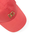 Dolce & Gabbana Cappellino Baseball Rosso con Logo Gold DG da uomo