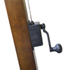 VICTOR - ombrellone da giardino decentrato 3x4 in legno Marrone