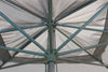 ACIS - ombrellone da giardino 3x3 palo centrale in alluminio Grigio chiaro