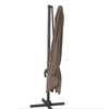 MERIDIES - ombrellone decentrato 3x4 Taupe