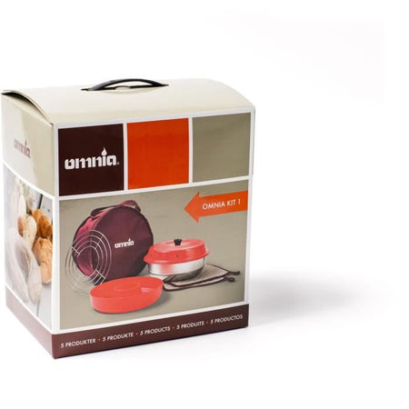 Omnia Pack 1: Forno + Borsa + 2 Presine + Griglia + Stampo in silicone