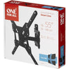 Uno per tutti i WM2451 - Supporto a parete TV inclusi 15  e 180  regolabile - Compatibile per gli schermi 13-65 ''/33-165cm - Max 30kg