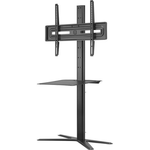 ONE FOR ALL - Porta TV 32-70 con ripiano Gamma Solid - Inclinazione 15 e Girevole 90 - Compatibile per schermi 32-70''/81-178 cm