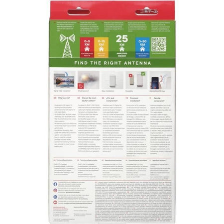 Full HD One per tutti, antenna filtro 5G, filtro amplificato in plastica di alta qualità