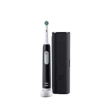 Spazzolino elettrico - ORAL-B - Pro 1 - Nero - Sensore di pressione a 360 - Durata della batteria di 7 giorni