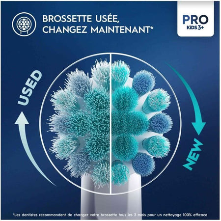 Spazzolino elettrico per bambini Oral-B Pro, 1 manico Frozen, 1 testina, dai 3 anni in su