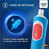 Spazzolino elettrico per bambini Oral-B Pro, 1 manico Marvel Spider-Man, 1 testina, dai 3 anni in su