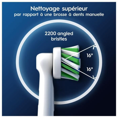Testine per spazzolino Oral-B Pro Cross Action, confezione da 3 unità