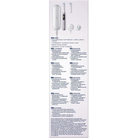 Spazzolini da denti - ORAL-B - Serie iO9s - Quarzo rosa (+1 ricarica) - Elettrici