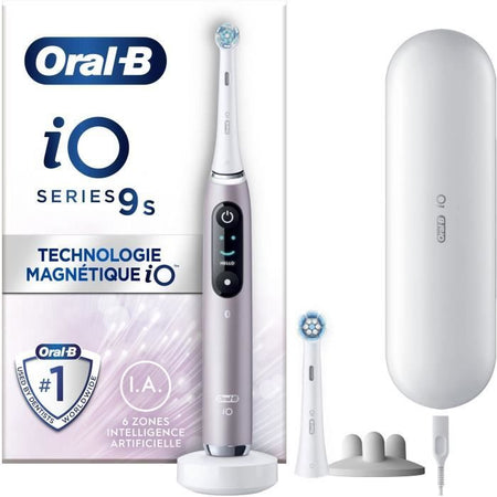 Spazzolini da denti - ORAL-B - Serie iO9s - Quarzo rosa (+1 ricarica) - Elettrici