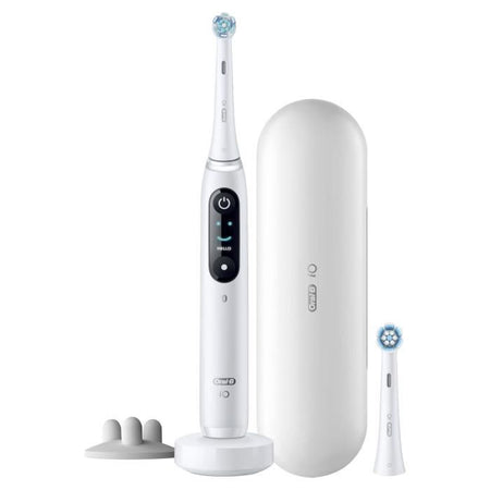 Spazzolino elettrico - Oral-B - iO 8N - Gengive sensibili - 2 testine - 1 custodia da viaggio