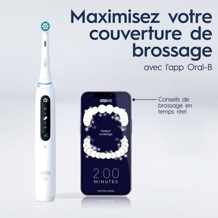 Spazzolini da denti - ORAL-B - iO5n Quite - Bianco + Custodia da viaggio - Elettrici