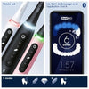 Oral-B iO 5 Confezione da 2, spazzolini elettrici bianchi e neri, 2 testine
