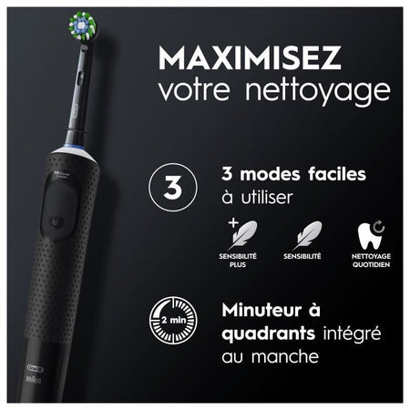 Spazzolino elettrico Oral-B Vitality Pro nero, 1 testina