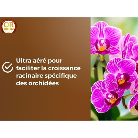 Terriccio per orchidee - BROWN GOLD - OBRTORC6U - 6L - Favorisce la crescita