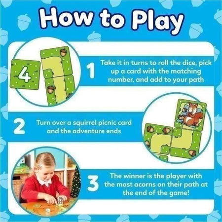 Giochi di numeri con il nostro amico scoiattolo - FRUTTETO