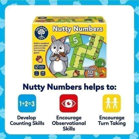 Giochi di numeri con il nostro amico scoiattolo - FRUTTETO