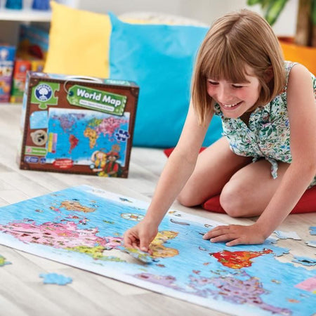Mappa del mondo - Puzzle - FRUTTETO