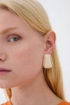Orecchini geometrici con clip | NALÌ