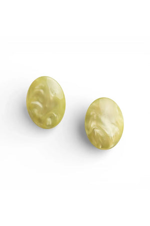 Orecchini a clip ovali in acrilico | MYA ACCESSORIES
