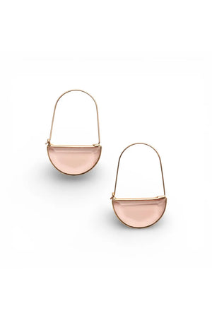 Orecchini pendenti con pietra in vetro | MYA ACCESSORIES