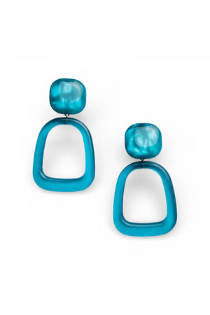 Orecchini pendenti a clip in acrilico | MYA ACCESSORIES