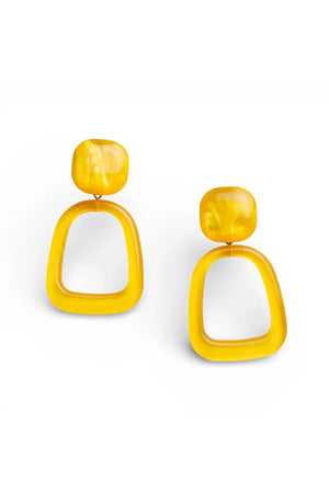 Orecchini pendenti a clip in acrilico | MYA ACCESSORIES