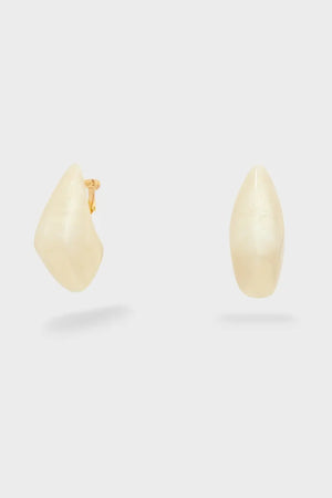 Orecchini in resina bianca | NALÌ