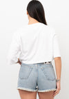 John Richmond T-SHIRT T-SHIRT (CROPPED OVER) da donna