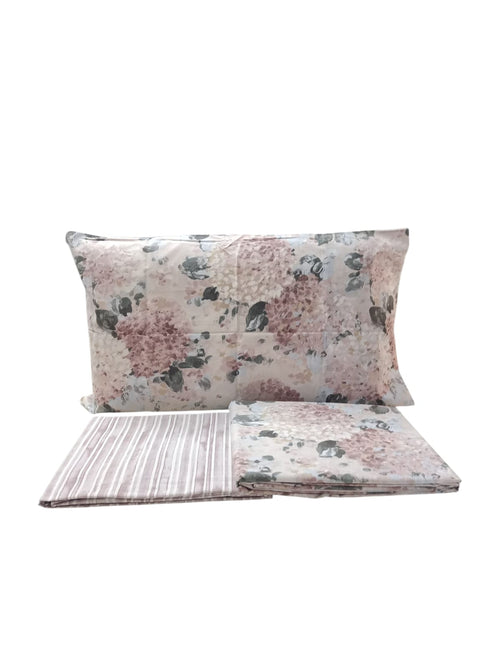 Completo Lenzuola Mae' Via Roma 60 Dea Matrimoniale Percalle di Cotone