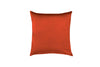 Cuscino Arredo 50 x 50 cm in Raso di puro cotone Verde Ruggine