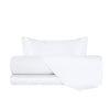 Completo Letto in Raso di puro cotone Bianco - Vanita di raso