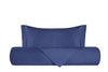 Parure Copripiumino in Raso di puro cotone Blu - Vanita di raso