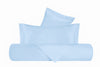 Parure Copripiumino in Raso di puro cotone Azzurro - Vanita di raso