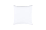 Cuscino Arredo 50 x 50 cm in Raso di puro cotone Bianco - Vanita di raso